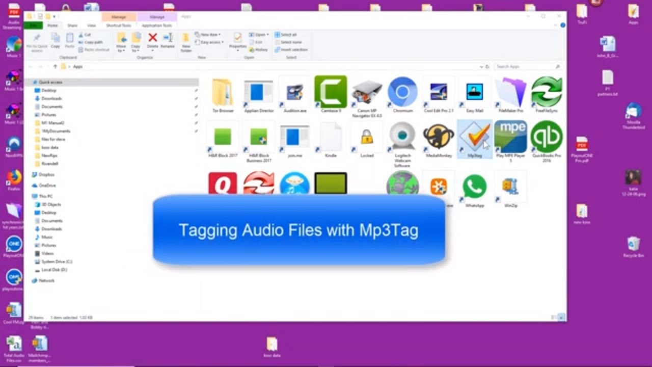 Music 1 - Mp3Tag Editing and Importing