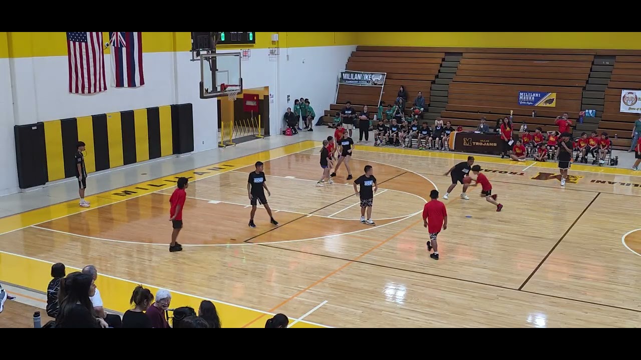 Central District Elementary Basketball Tournament - Wana vs Waialua* (6‐8)
