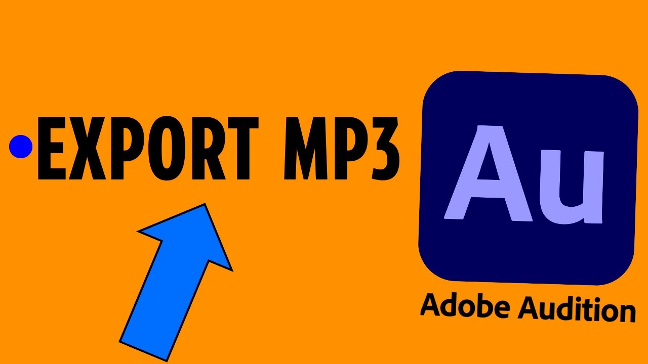 How To Export Audio as MP3 in Adobe Audition (2024)