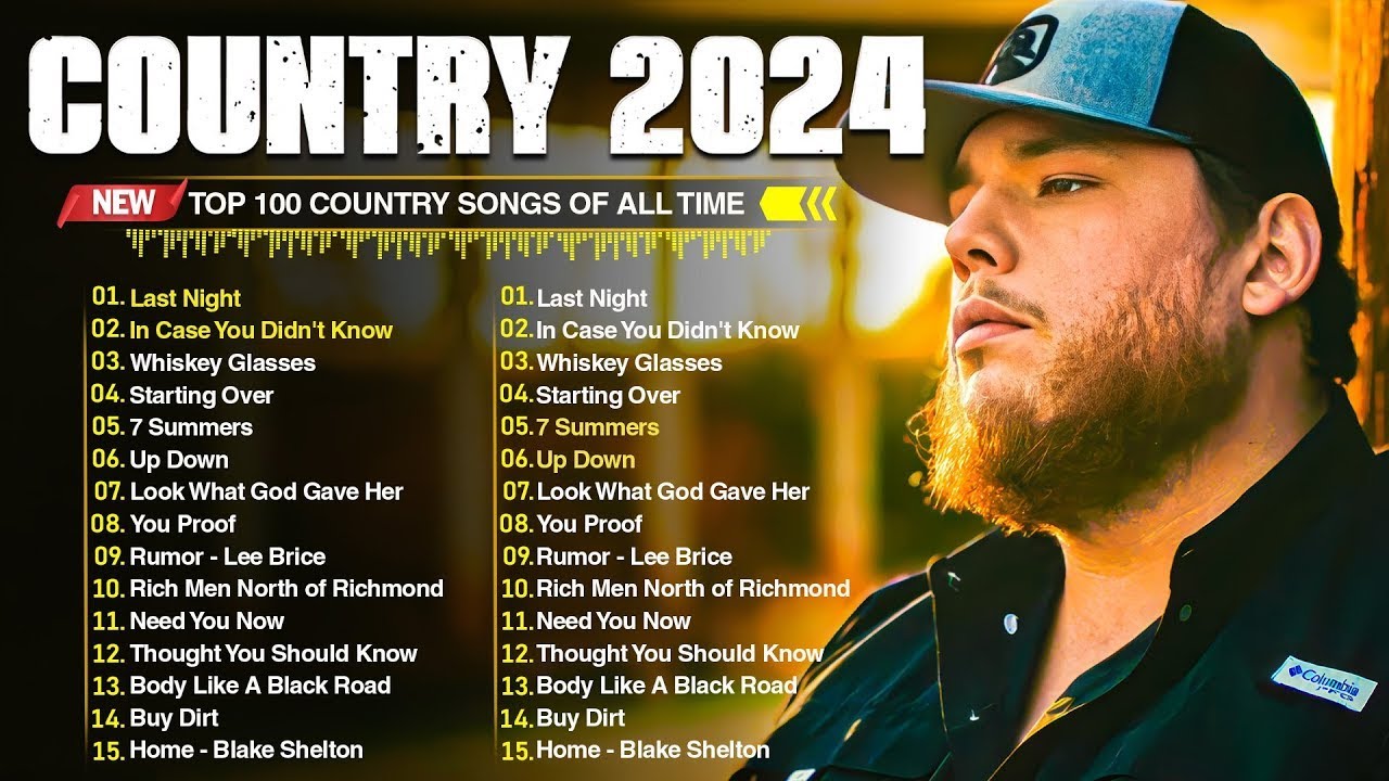 Country Music 2024 Luke Combs, Kane Brown, Jason Aldean, Luke Bryan, Morgan Wallen, Chris Stapleton