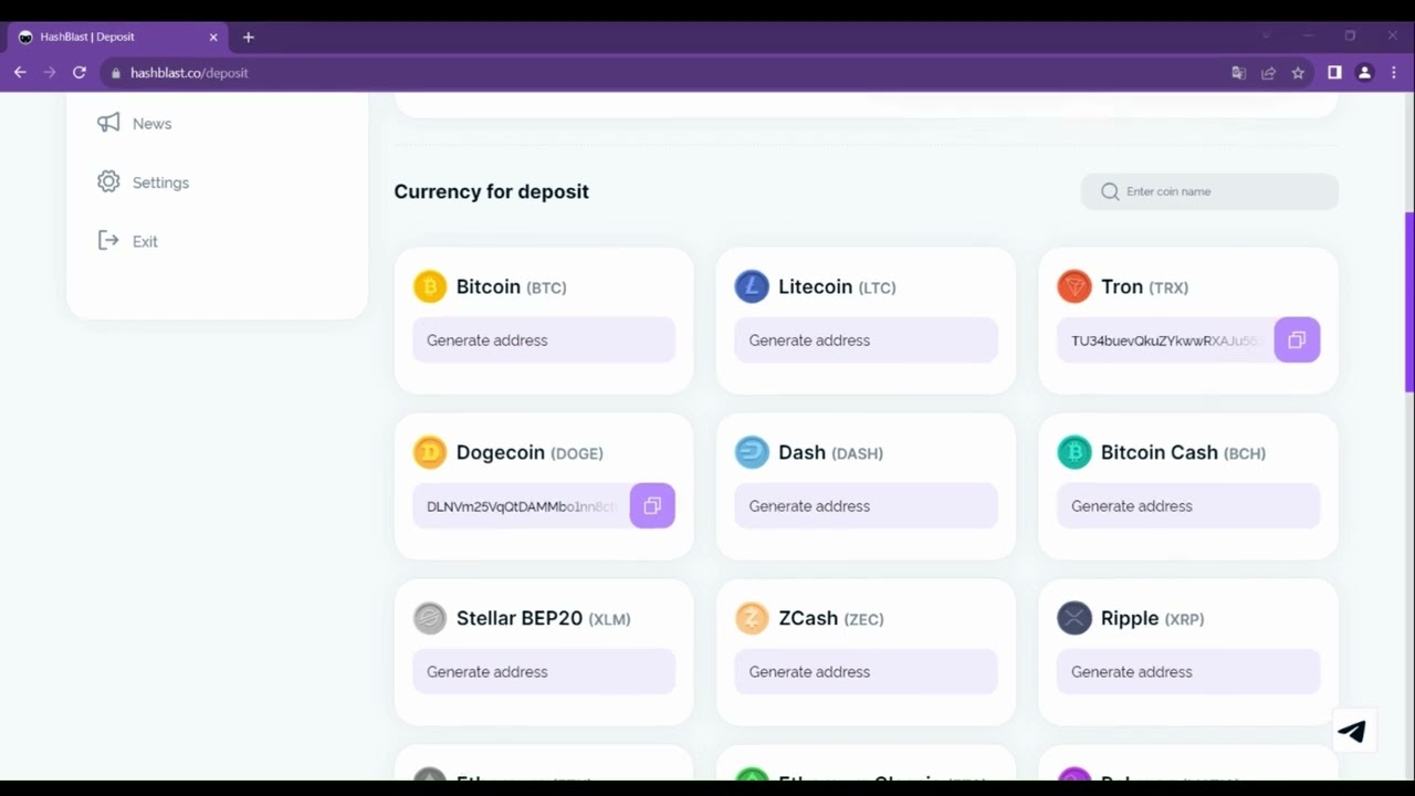How do I make a deposit? - HashBlast