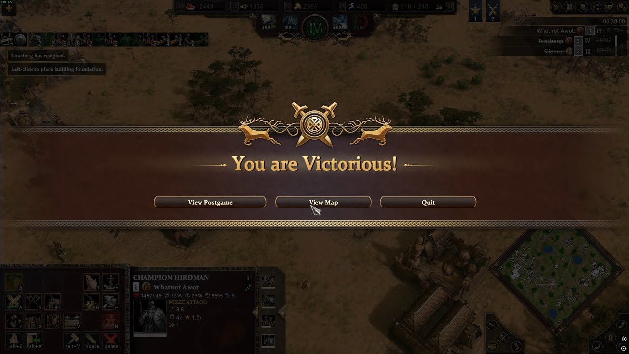 1v2 Titan AI (No team color, no sound, no hotkeys, no military autoqueue, no relic, no etc.) [AoM:R]