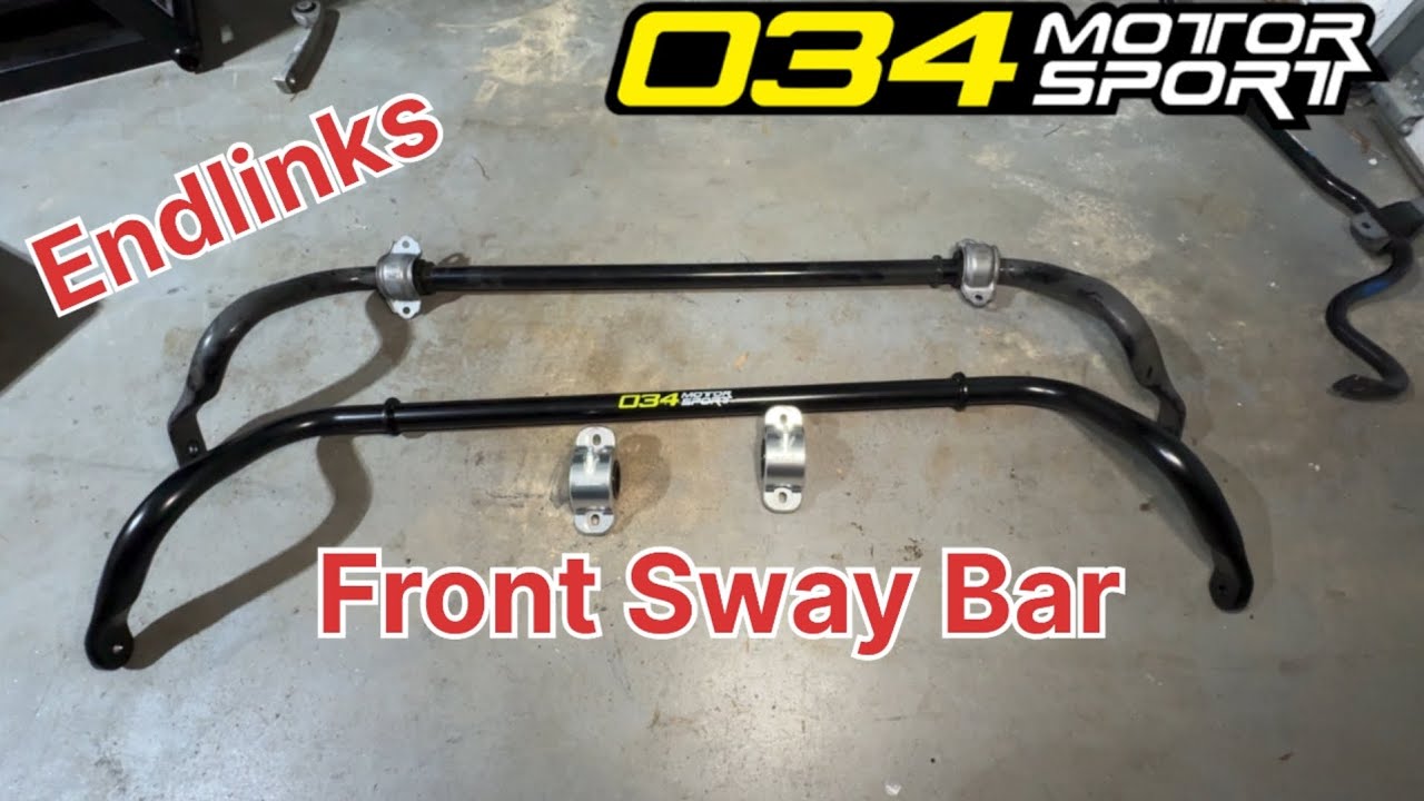 Audi RS5 B9.5/9 034 Front Sway Bar and Endlinks Install (Part 2)