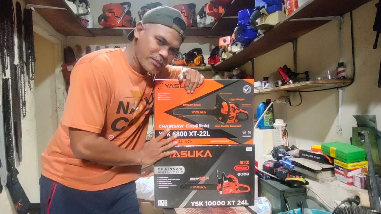 Chainsaw Generasi Baru YASUKA 6800XT DAN 10000XT Power dan Torsinya Mantab