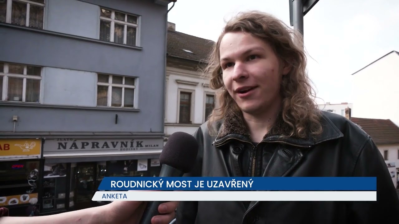 Roudnický most v Roudnici nad Labem je uzavřený, akce potrvá zhruba rok