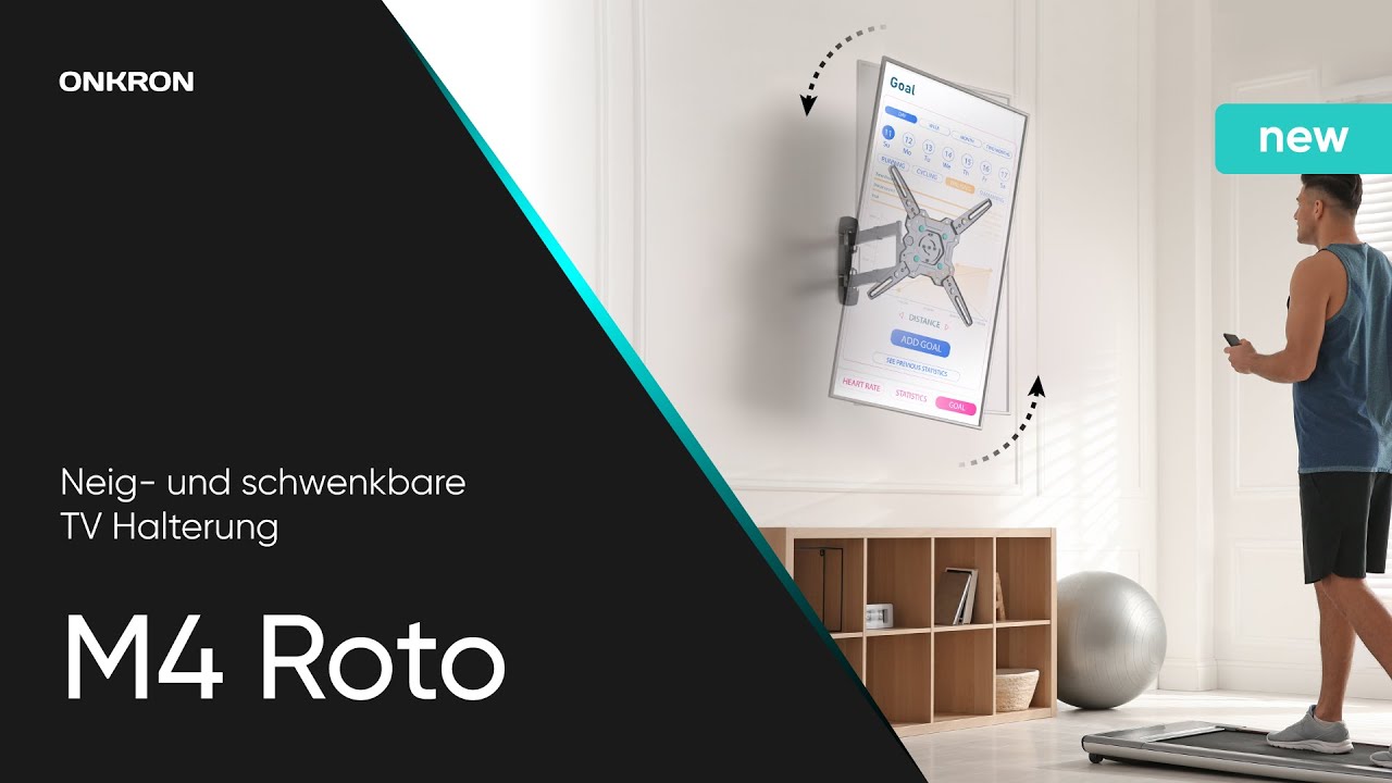 ONKRON M4 Roto-Series Neig- und schwenkbare TV Halterung