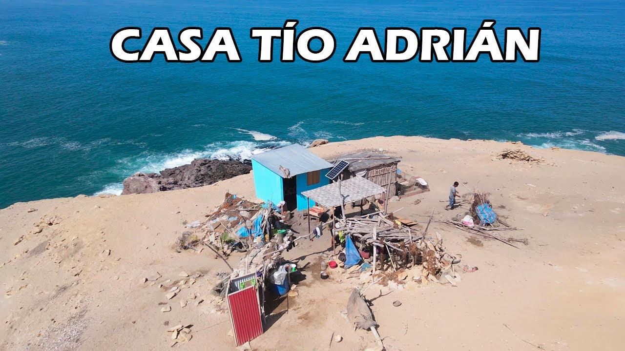 casa en desierto frente al océano pacífico - llevando ayuda a tío adrián