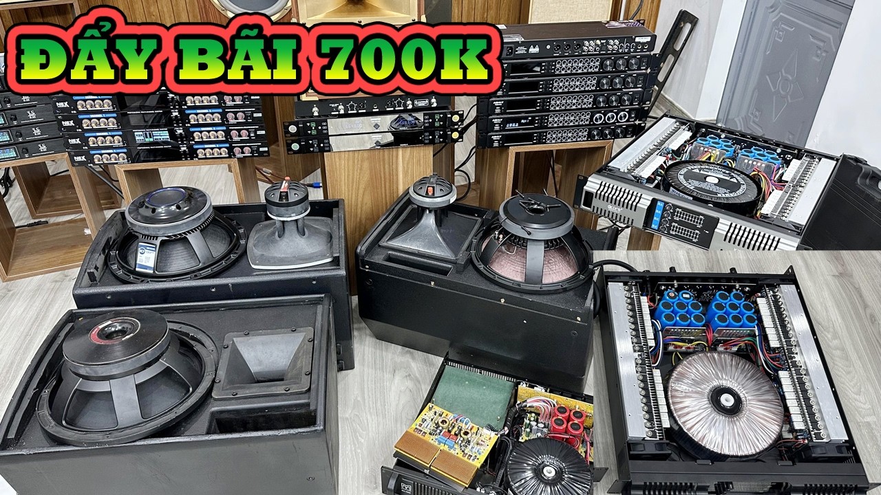 Khai Xuân Giảm Giá Loa Bãi 700K, Đẩy 3 Kênh 1,2tr LH 0916957808