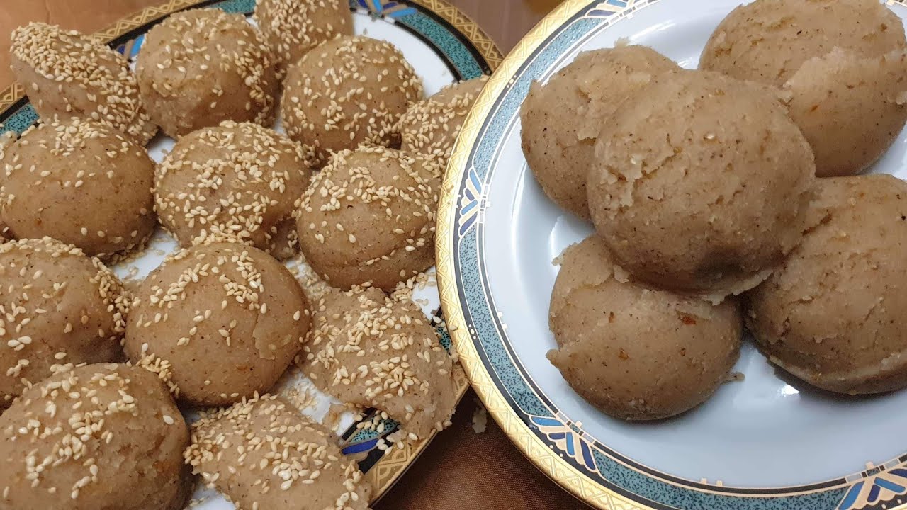 سد الحنك. او(حلاوه الدقيق)بالسميد بتاعه زمان👌🏻 #Flour Sweetness