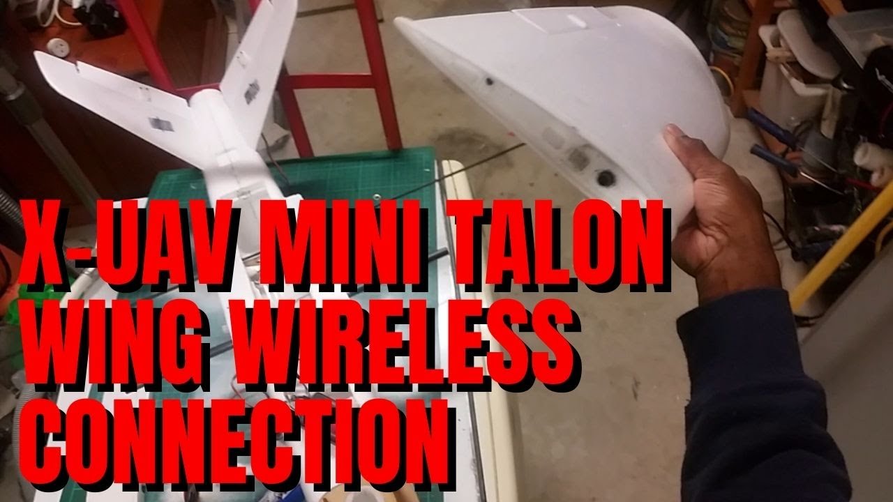 X-UAV Mini Talon Wing Connector & Wireless Servo Connection