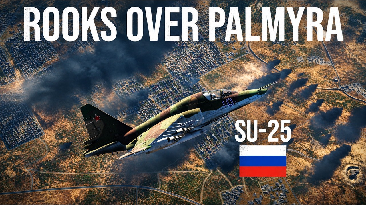 Su-25 FROGFOOT | Close Contact Over PALMYRA, Syria | DCS World | Digital Combat Simulator