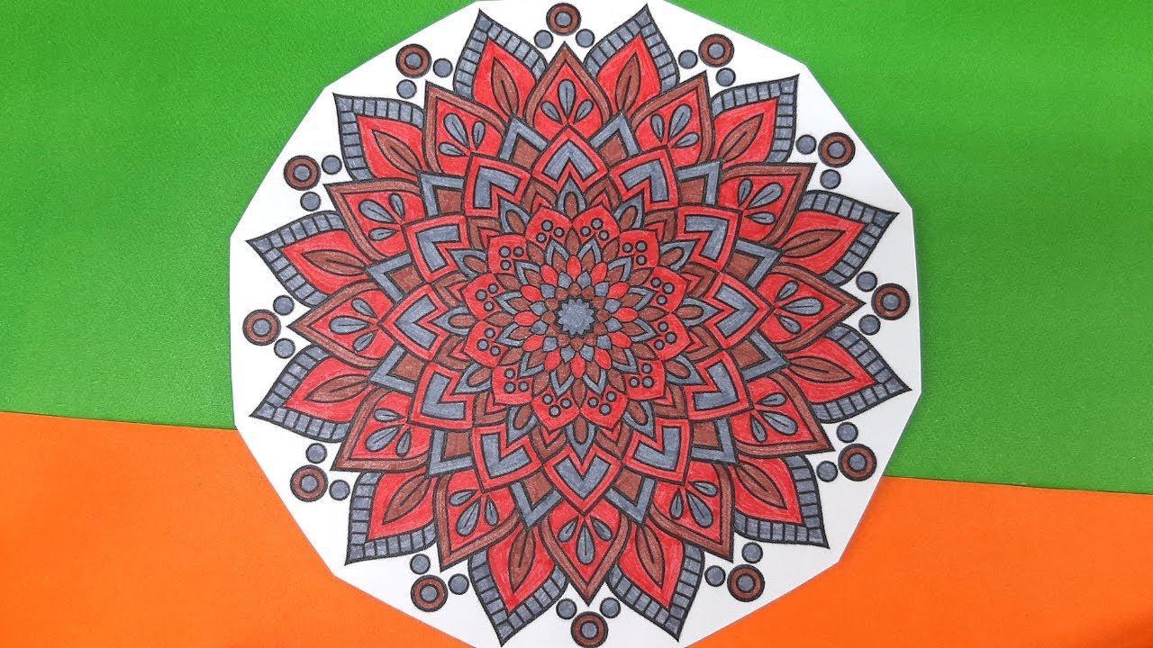 Vibrant Mandala Tips and Tutorial #mandalaart #relaxing