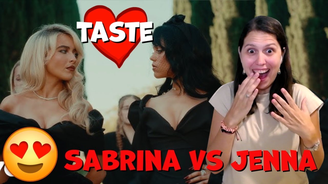 REACCIONANDO a Sabrina Carpenter - Taste (Official Video) | Sabrina & Jenna Lovers?! 😍