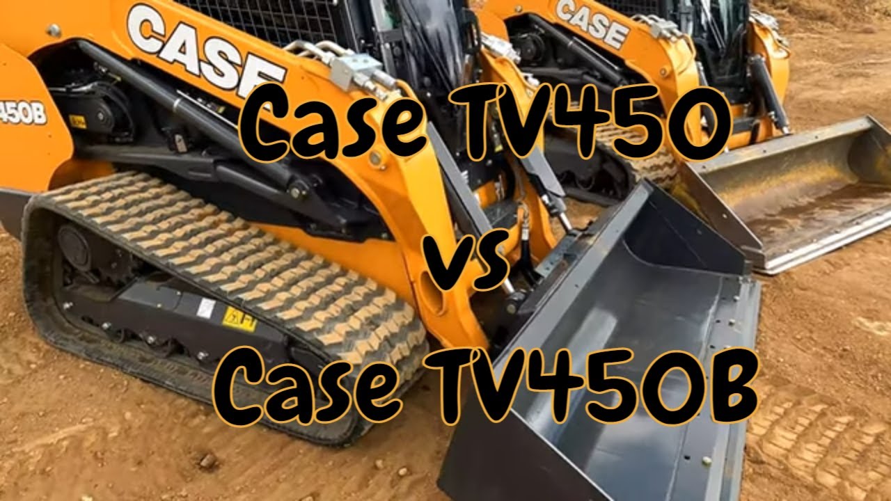 Case TV450 против Case TV450B Skid Steer