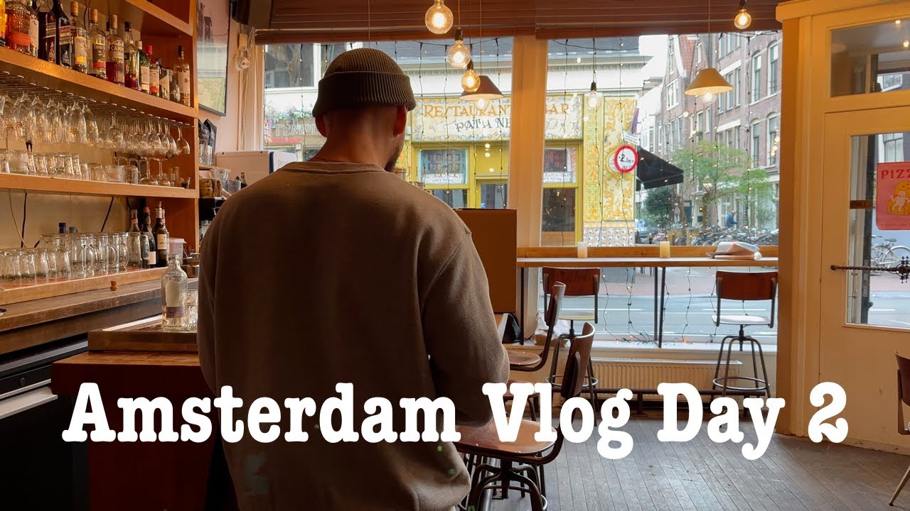 Solo Trip in Amsterdam, Cafe & Museum | Day 2 | Silent Vlog