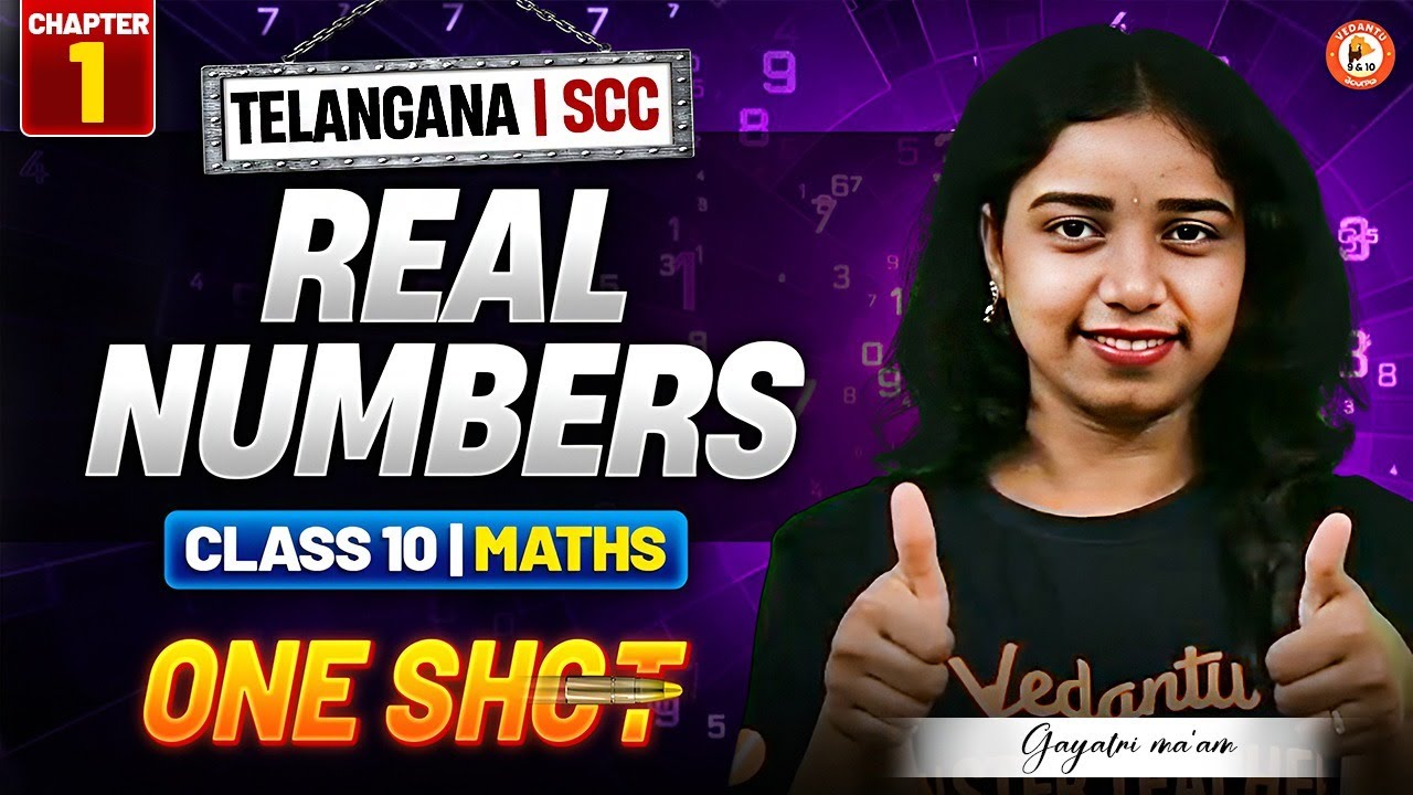 Maths | Real Numbers One Shot |Chapter 1 | SA-1 Preparation | Telangana SSC Class 10 |Gayathri Ma'am
