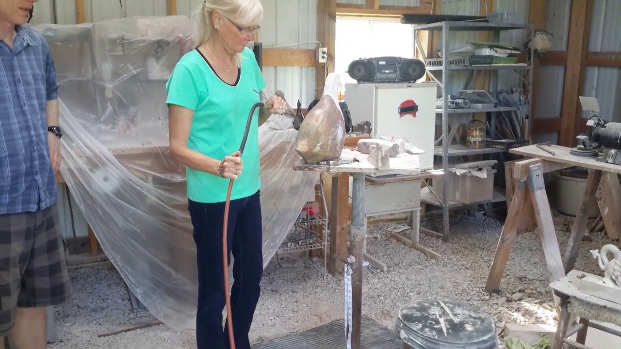 Stone carving