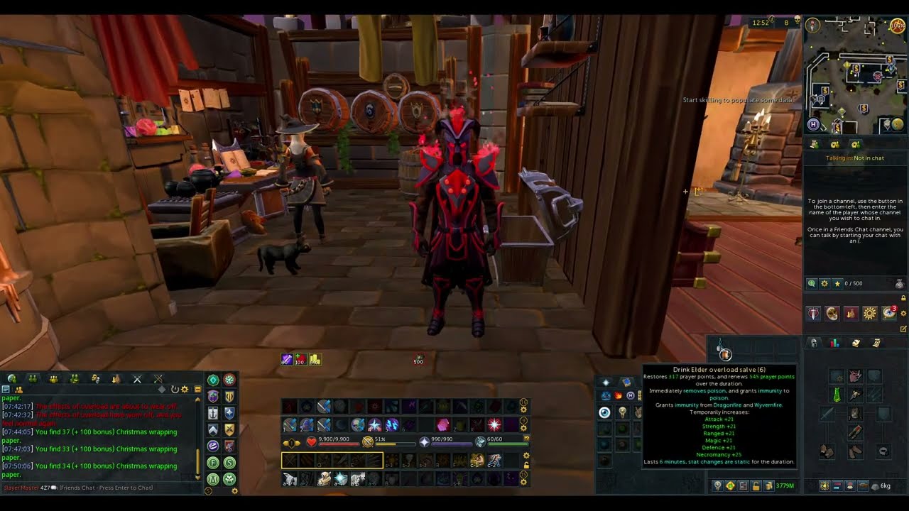 RuneScape 3 - Making Elder Overload Salves from Scratch [No Audio]