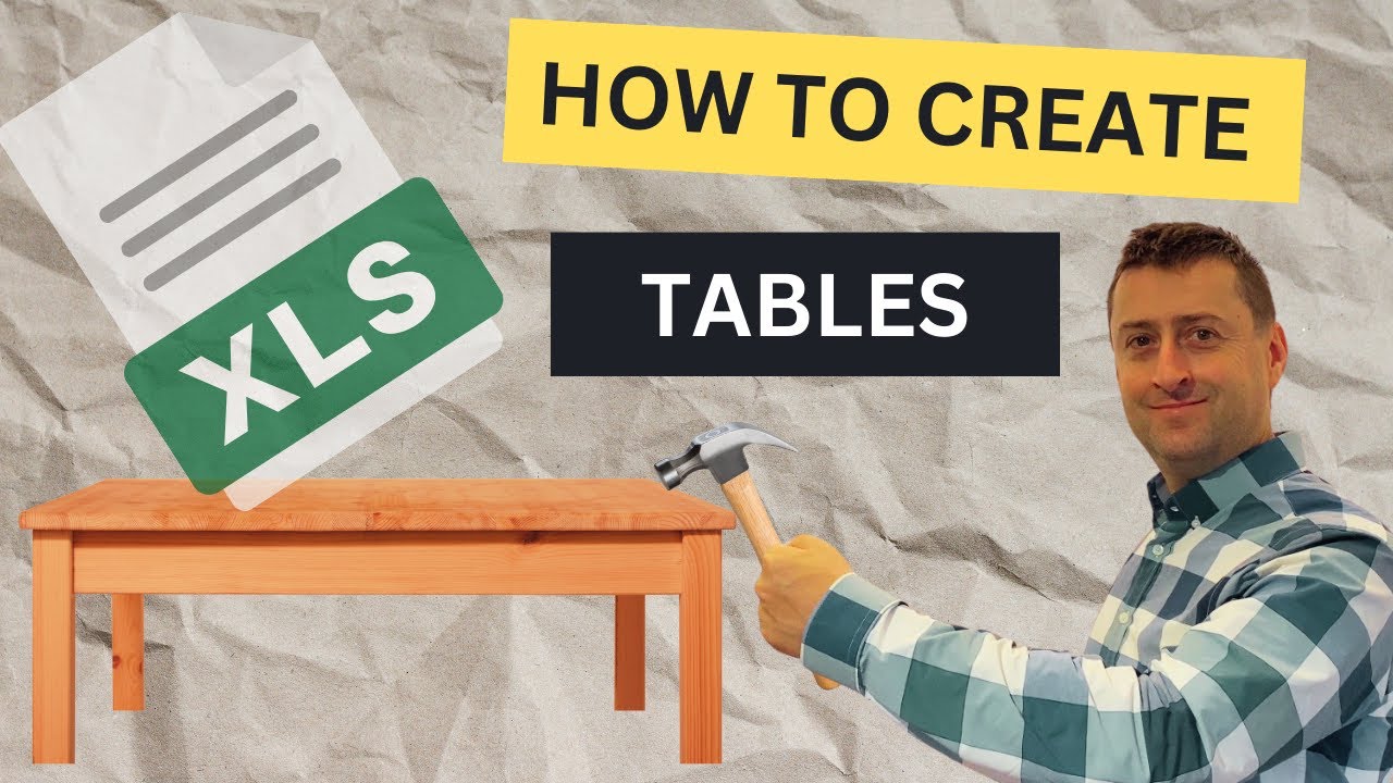 How To Quickly Create an Excel Table (2024)