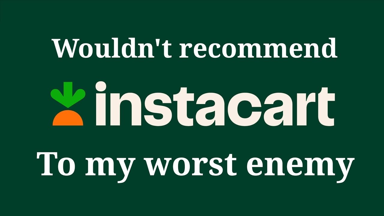 Состояние Instacart в 2026 году. (Не стоит того)