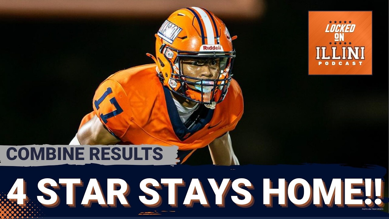 REACTION: Justin Johnson Commits! Illini Keep 4 Star In-State Talent Home! | NFL Combine Results