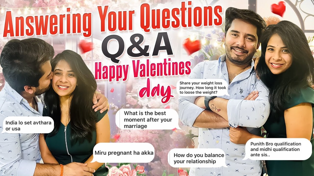 Answering your Questions👍 | Q & A⁉️| Happy Valentines day❤️| SiriChalla | SiriChallaOfficial