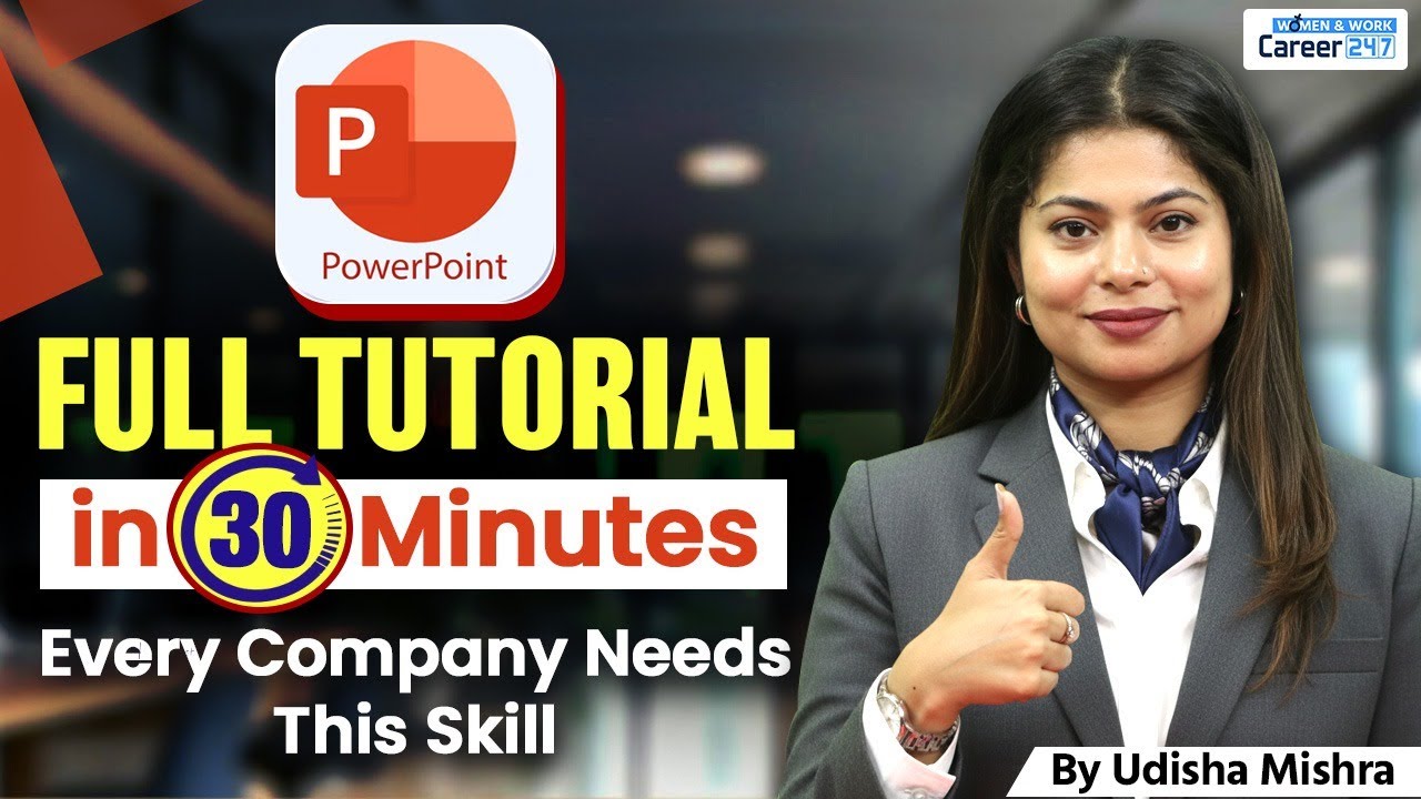 MS PowerPoint Hindi Tutorial for Beginners | Complete Powerpoint in Hindi | By Udisha Mishra