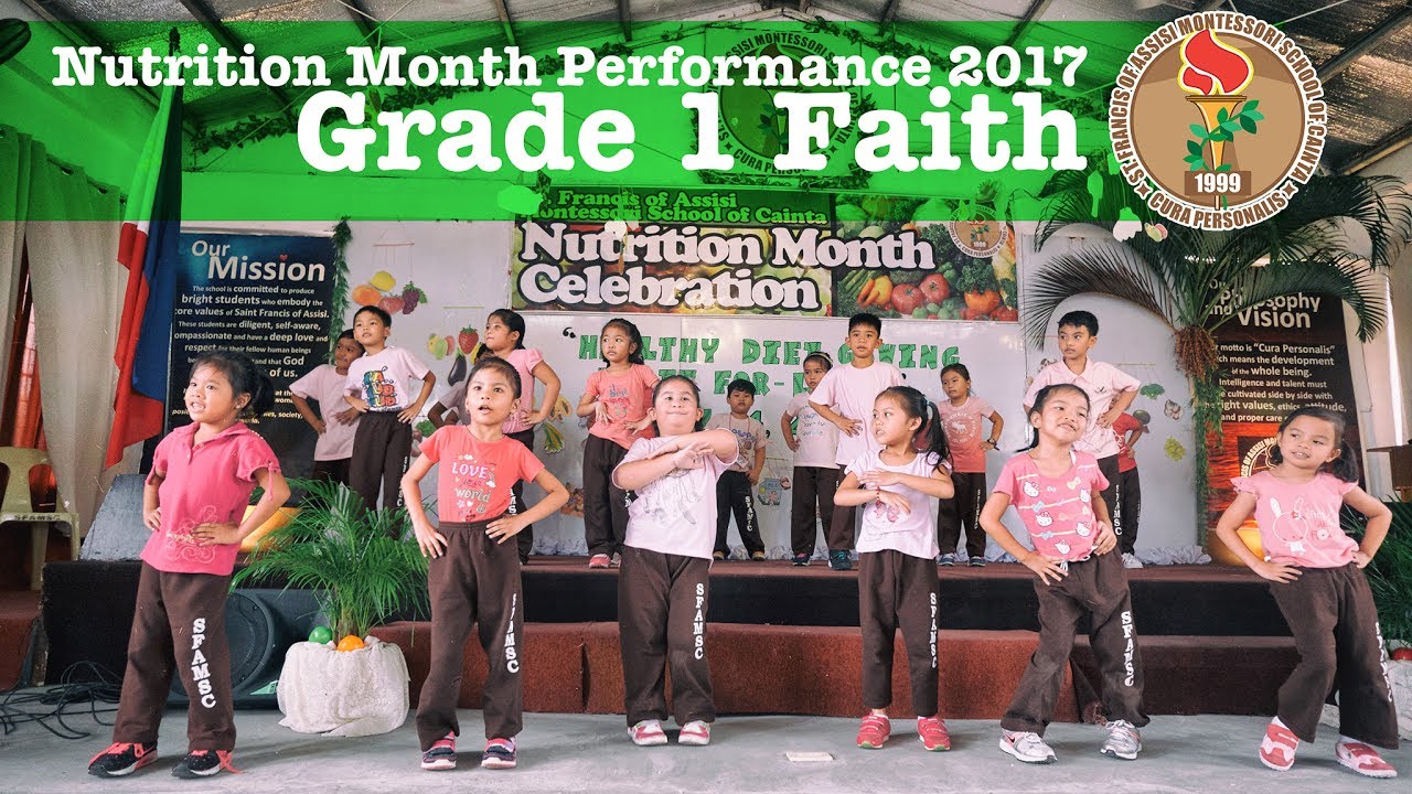 Grade 1 Nutrition Month Performance  2017