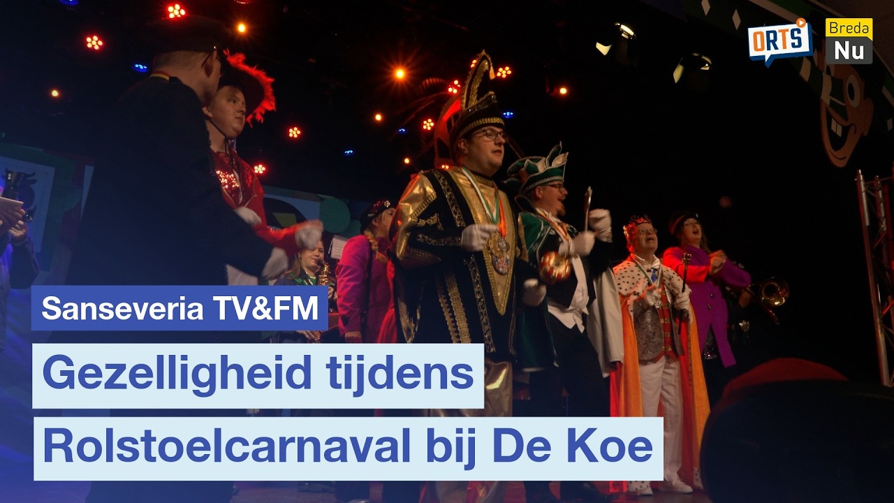 Gezelligheid tijdens Rolstoelcarnaval bij De Koe | Sanseveria TV&FM