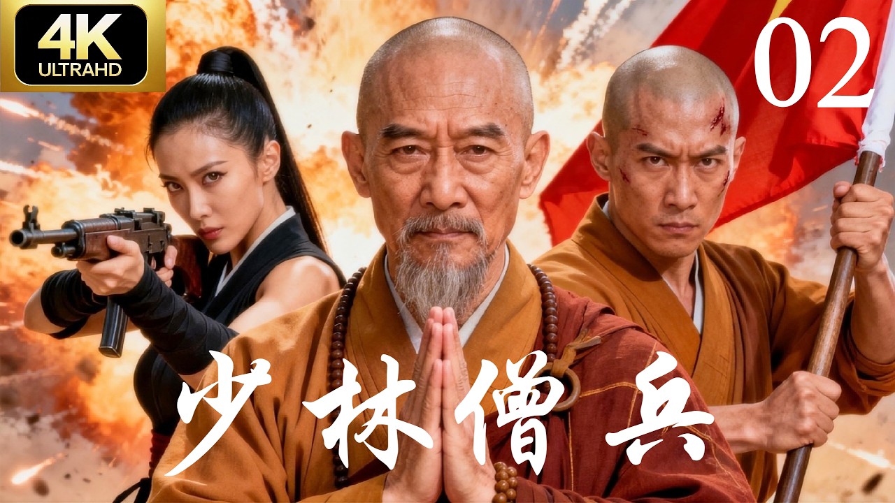 《少林僧兵》第02集｜国难危急，少林武僧强势反击｜4K经典抗日剧完整版⚔️