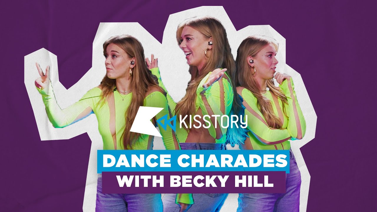BECKY HILL plays KISSTORY Dance Charades ⏪ 💃