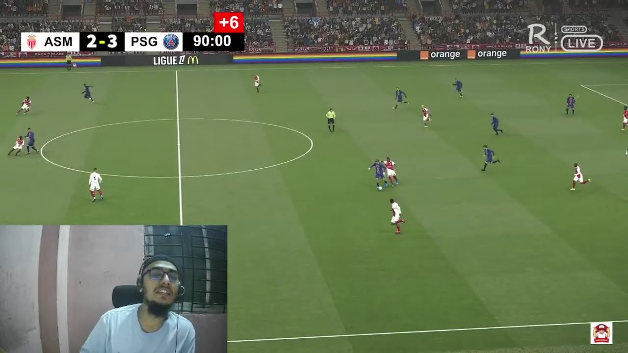 Monaco vs PSG | Ligue des champions 2026 | PES 21 Simulation Gameplay
