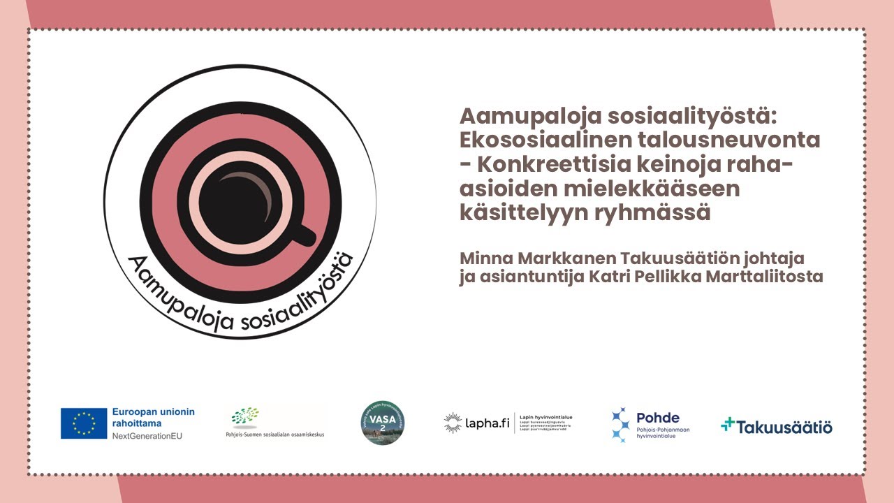 Aamupaloja sosiaalityöstä 17.4.25