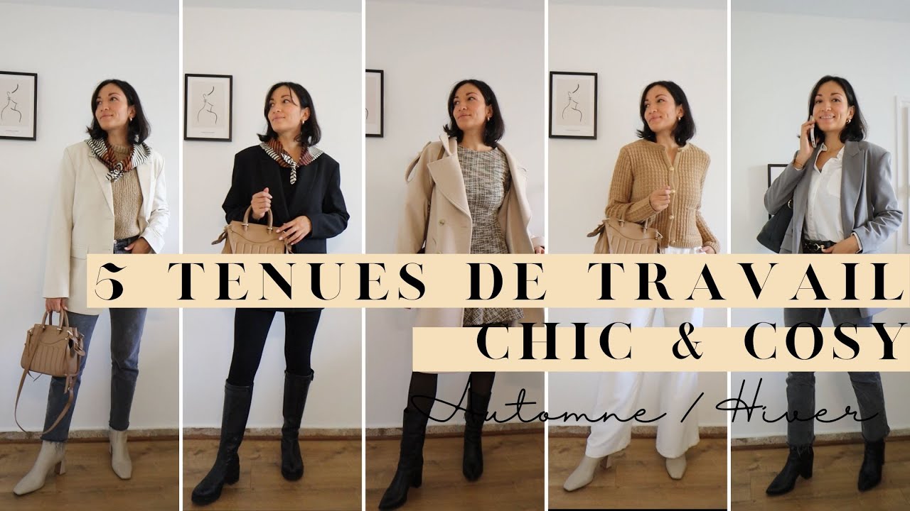 5 LOOKS AUTOMNE / HIVER POUR LE TRAVAIL | chic & confortable pour toute la journ&eacute;e | DIANE IDILLYC