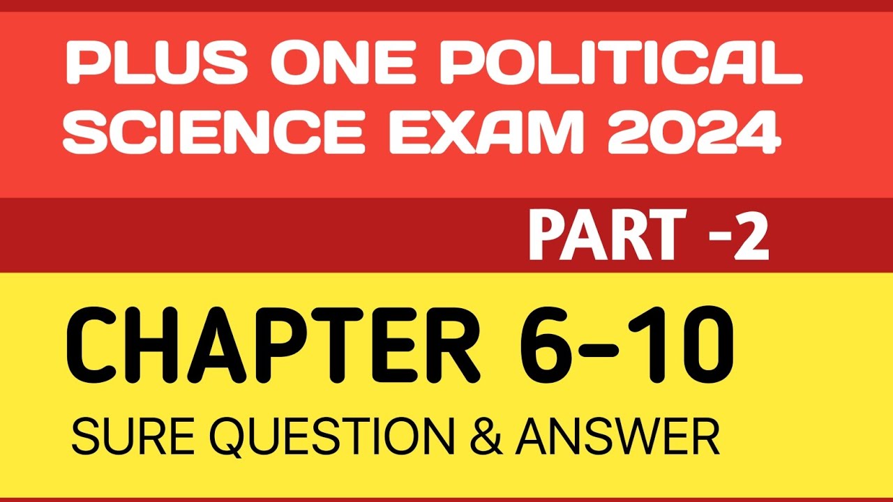 Plus One POLITICAL SCIENCE Important Question Answer | Previous Question Answer #econlab #plusone