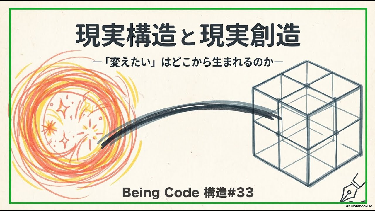 現実構造と現実創造 —「変えたい」はどこから生まれるのか—_構造#33