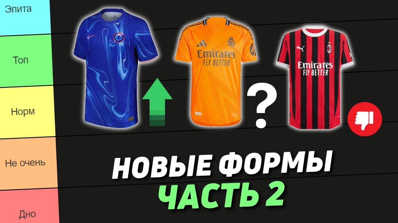 ЛУЧШИЕ И ХУДШИЕ НОВЫЕ ФОРМЫ ТОП-КЛУБОВ! (ЧАСТЬ 2)