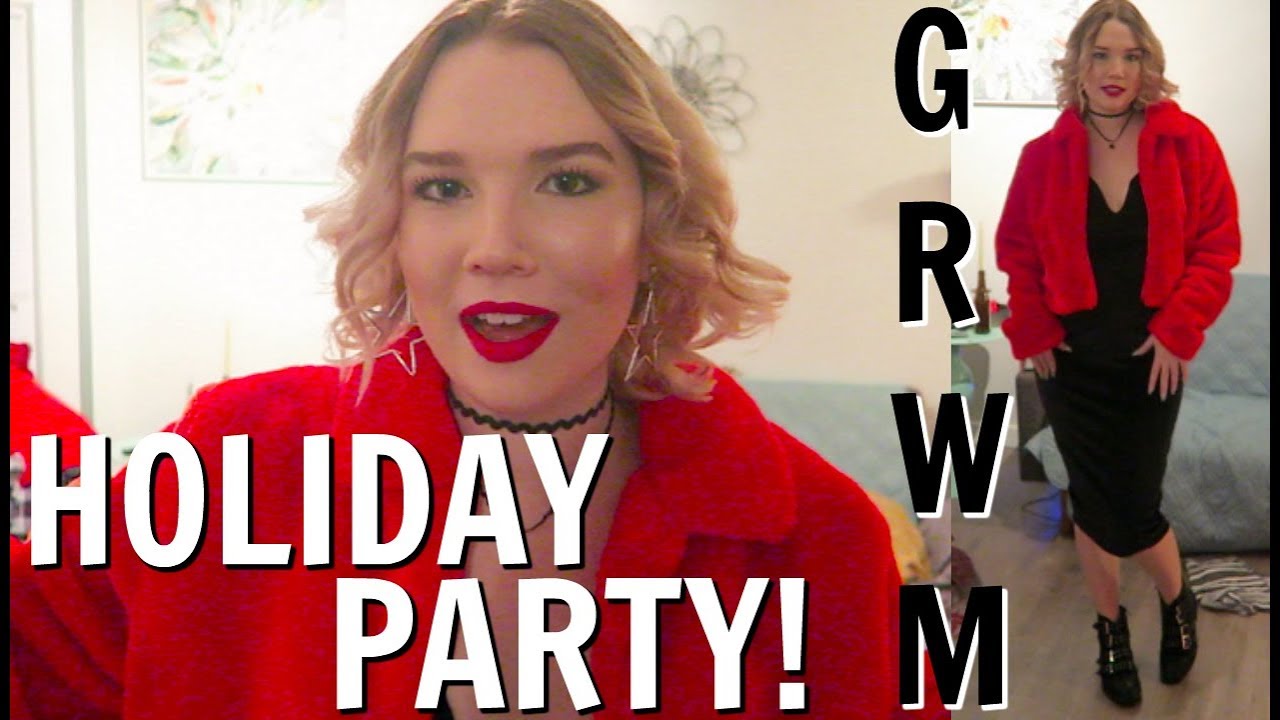 GET READY WITH ME! Holiday Party | VLOGMAS DAY 9
