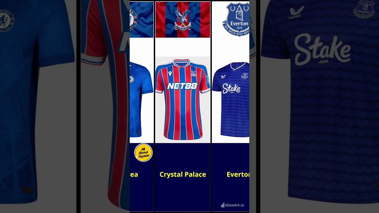 Premier League Home Kits 2025-26