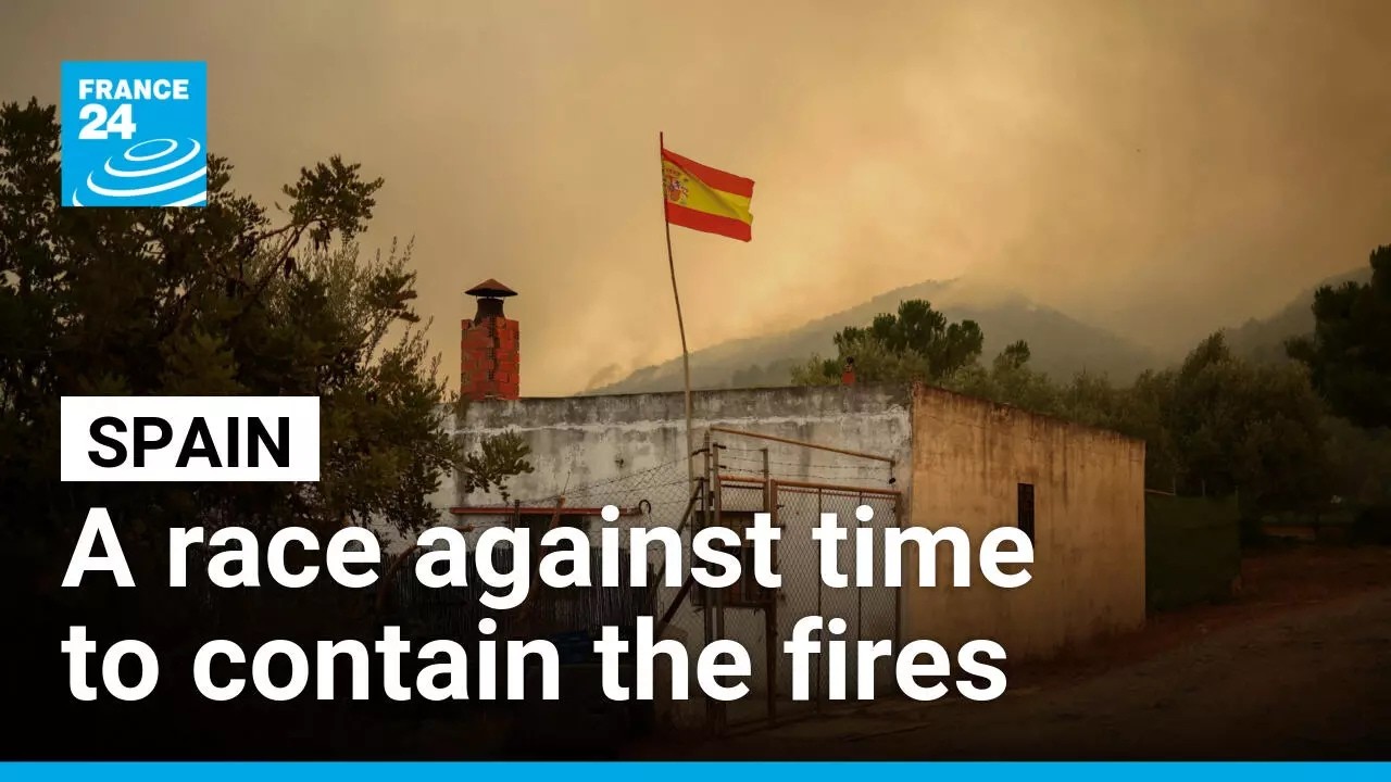 As it braces for a new heatwave, Spain races to contain wildfires &bull; FRANCE 24 English