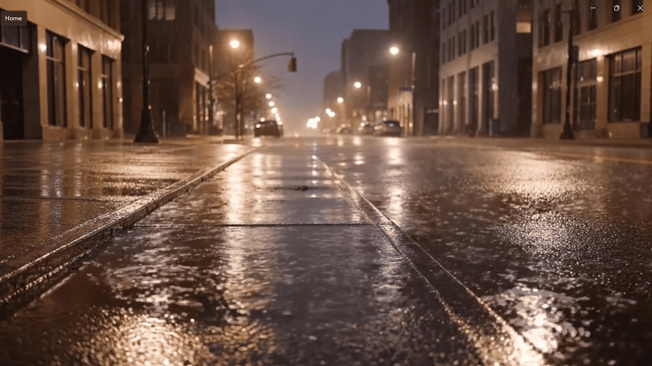 Rainy City Night Ambience for Deep Sleep & Relaxation🛏️🌃