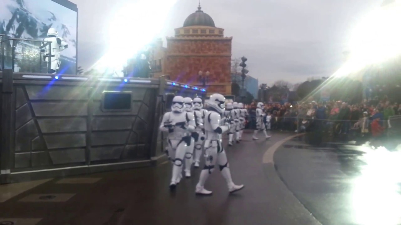Star Wars March Of The First Order Disneyland