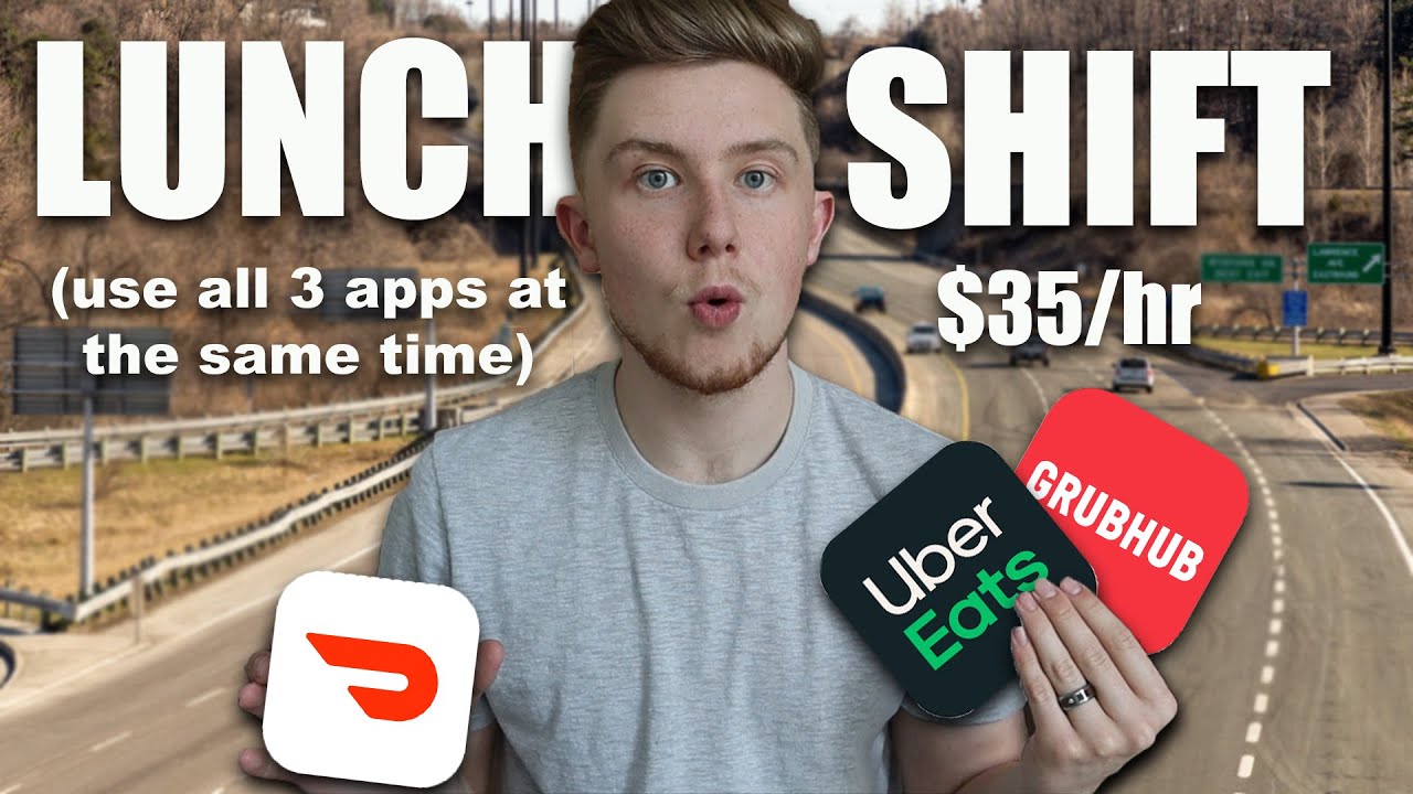 MULTI-APPING THE LUNCH SHIFT! (how I use all 3 apps at the same time)