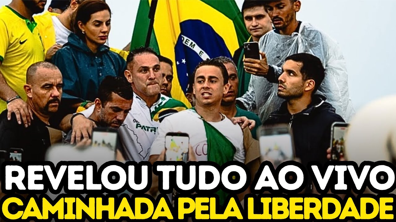AGORA | CAMINHADA PELA LIBERDADE AO VIVO| NIKOLAS REVELOU TUDO!