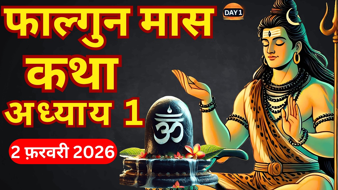 फाल्गुन मास कथा - अध्याय 1 || Falgun Maas Ki Katha Day 1|| Falgun mahatmya adhyay 1