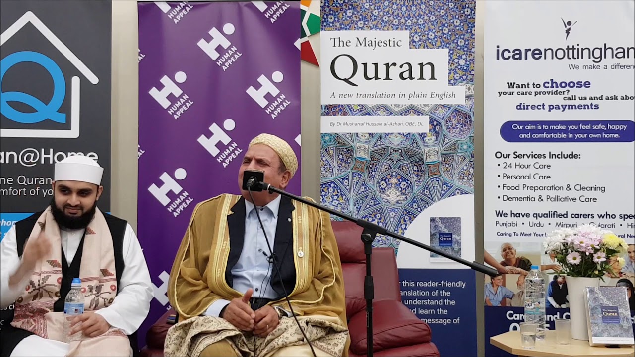 Shaykh Dr Ahmad Nuaina in Nottingham