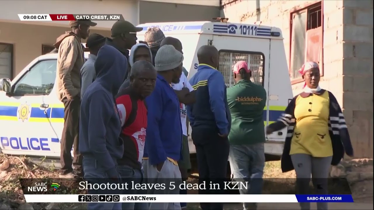 Durban Shootout | Shootout leaves 5 dead in Cato Crest