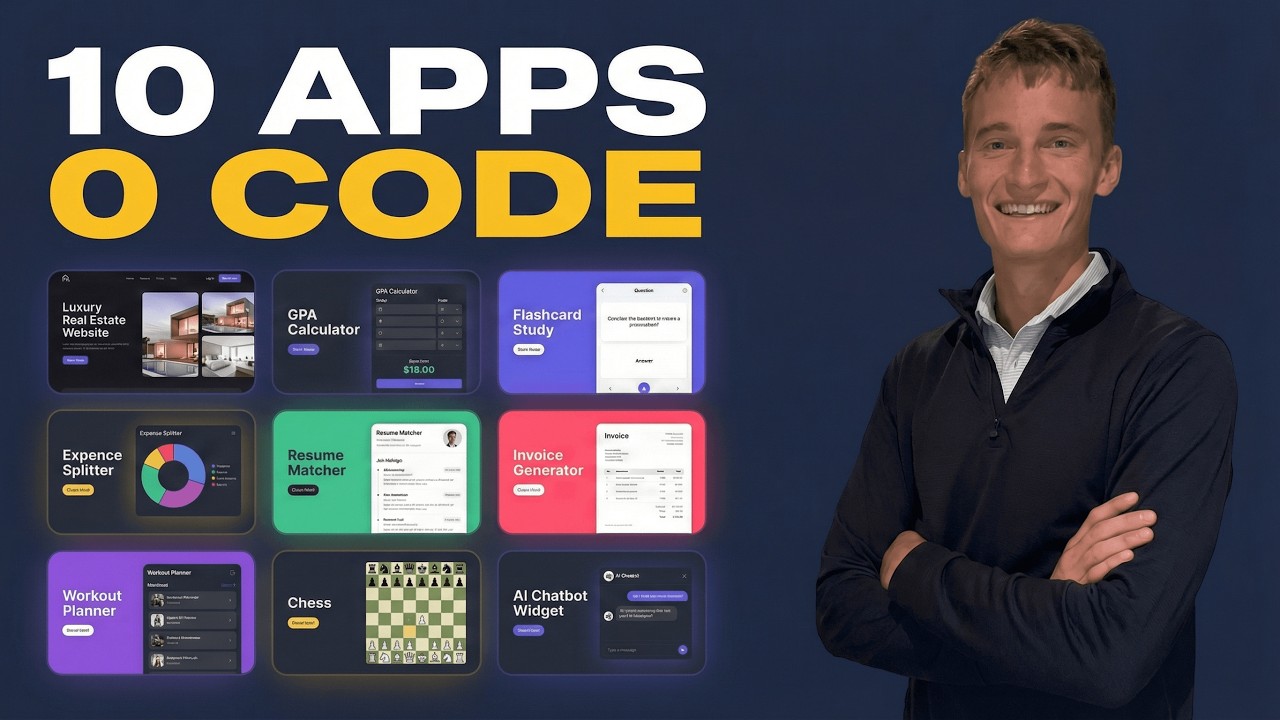 Building 10 Apps in 21 Minutes