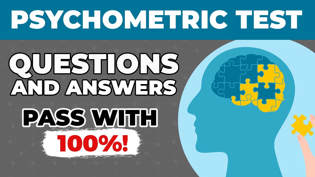 How To Pass PSYCHOMETRIC TEST - Questions with Answers and Solutions