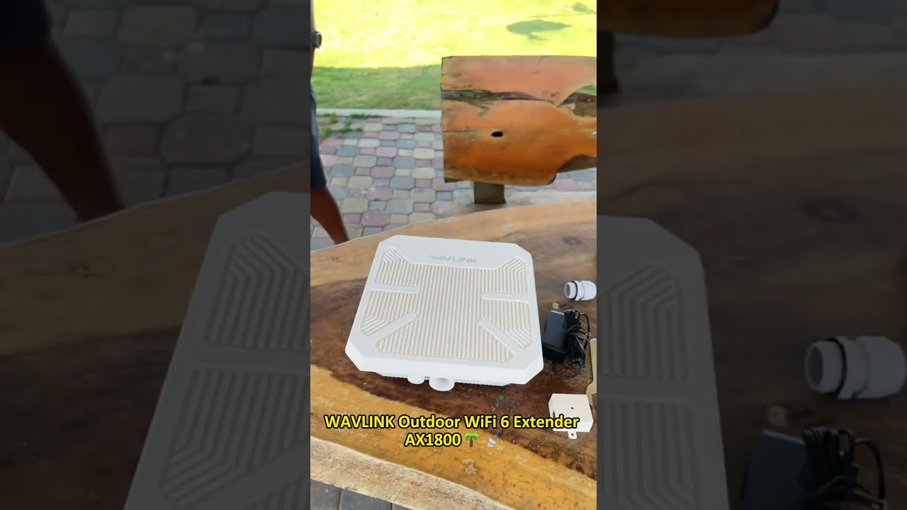 The best solutions for fast and stable outdoor connectivity-WAVLINK WiFi 6 Outdoor Extender AX1800📡